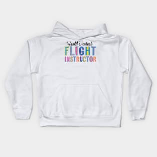 Flight Instructor Gifts | World's cutest Flight Instructor Kids Hoodie